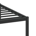 vidaXL Cadre de lit sans matelas chêne fumé 200x200 cm bois ingénierie