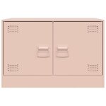 vidaXL Meuble TV rose 67x39x44 cm acier