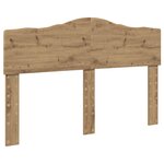 vidaXL Tête de lit Chêne artisanal 160 cm Bois d'ingénierie