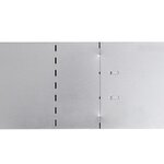 vidaXL Clôture de pelouse 20 Pièces Acier galvanisé 100x20 cm