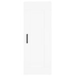 vidaXL Buffet haut Blanc 34 5x34x180 cm Bois d'ingénierie