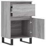 vidaXL Buffets 2 Pièces sonoma gris 40x35x70 cm bois d'ingénierie