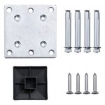 vidaXL Panneau de clôture WPC 175x146 cm Gris