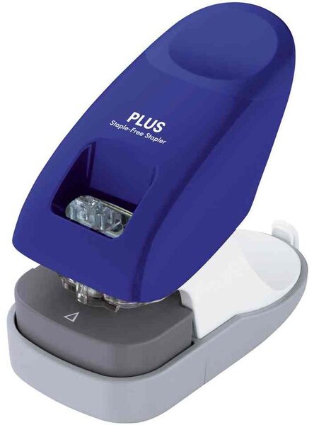 Agrafeuse sans agrafes DESK SL-112A Jusqu'à 10 feuilles bleu PLUS JAPAN