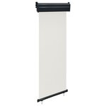 vidaXL Auvent latéral de balcon 65x250 cm Crème