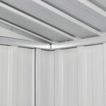 vidaXL Abri de stockage pour jardin Marron 194x121x181 cm Acier