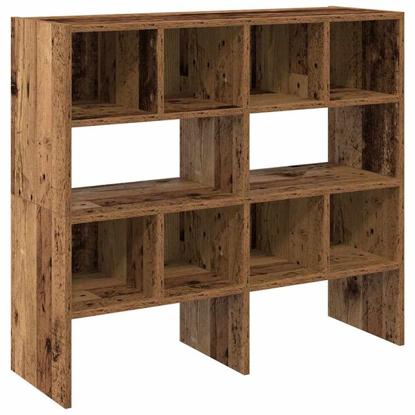 vidaXL Étagères à chaussures empilables 2 Pièces vieux bois 89 5x30x40 cm