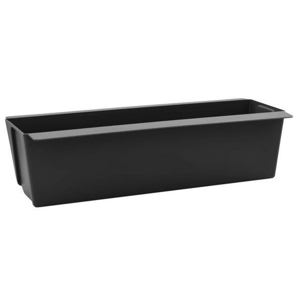 vidaXL Caisses à fleurs pour palettes Euro 24 pc Noir Polypropylène