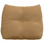 vidaXL Coussin de Dos Marron 60 x 24 x 50 cm Velours