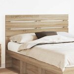 vidaXL Tête de lit Chêne Sonoma 140 cm Bois d'ingénierie