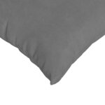 vidaXL Coussins de canapé 2 Pièces Gris foncé 60 x 60 cm tissu