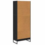 vidaXL Bibliothèque Chêne noir 80 x 30 x 155 cm Bois d'ingénierie