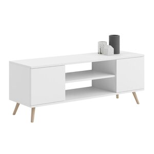 Meuble TV Focus pieds bois 155