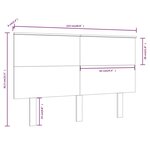 vidaXL Tête de lit 124x6x82 5 cm Bois massif de pin