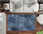 Tapis de salon FISUN 120 x 180 cm - Bleu