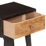 vidaXL Table de chevet 40 x 30 x 50 cm Bois de récupération massif