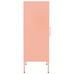 vidaXL Armoire de rangement Rose 42 5x35x101 5 cm Acier
