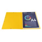 Chemise à élastiques sans Rabats carton 400g 24x32 cm Jaune EXACOMPTA