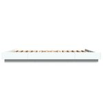 vidaXL Cadre de lit blanc 120x200 cm bois d'ingénierie