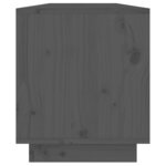 vidaXL Meuble TV Gris 110 5x34x40 cm Bois de pin massif