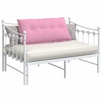 vidaXL Coussin de Dos Rose 100 x 19 x 50 cm tissu