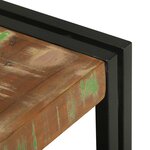 vidaXL Table basse Multicolore 120 x 50 x 38 cm Bois Recyclé Solide