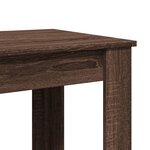 vidaXL Table de bar chêne marron 102x50x103 5 cm bois d'ingénierie