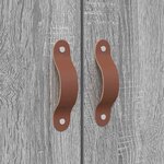 vidaXL Cadre de lit Sonoma gris 190 x 140 x 31 5 cm Bois d'ingénierie