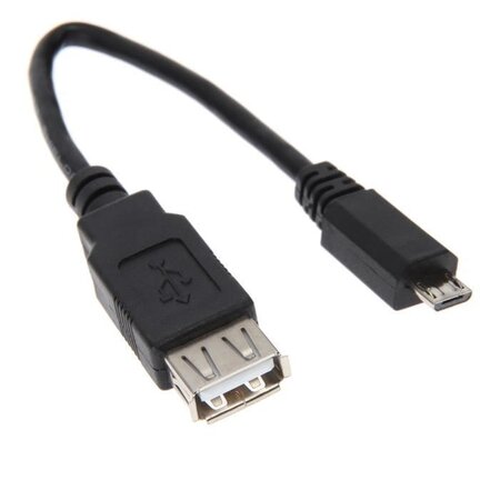CONTINENTAL EDISON Câble Adaptateur USB HOST – OTG Micro USB