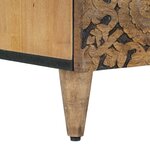 vidaXL Armoire de lit Marron 50 x 33 x 60 cm Bois de mangue massif