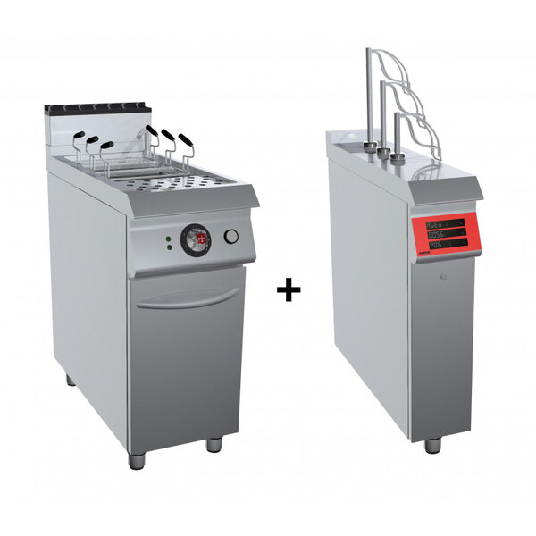 Cuiseur à pates electrique 1 cuve de 45l gn1/1 - l2g -  - acier inoxydable600 900x900mm