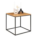 House Nordic Table latérale Avery Chêne et noir