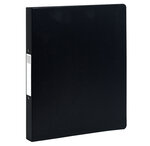 Classeur 2 anneaux 30 mm polypropylène Opaque rigide - A4 maxi, noir EXACOMPTA