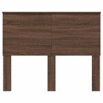 vidaXL Tête de lit Chêne brun 135 cm Bois d'ingénierie