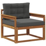 vidaXL Sofa de milieu extérieur Naturel