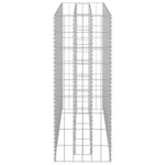 vidaXL Lit surélevé à gabion Acier galvanisé 90x30x90 cm