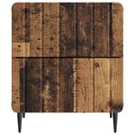 vidaXL Cabinet de chevet 2 Pièces Bois ancien 43 x 34 5 x 49 5 cm