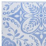 vidaXL Tapis d'extérieur ARAKIL Bleu azuré 190x290 cm PP