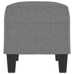 vidaXL Banc Gris foncé 70x35x41 cm Tissu
