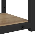 vidaXL Étagère Murale avec étagère Chêne artisanal 80 x 21 x 78 5 cm