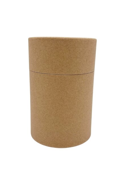 Lot de 50 boîtes cylindriques en carton Kraft 8.2 x 11.4 cm