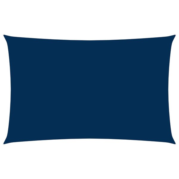 vidaXL Voile de parasol Tissu Oxford rectangulaire 4x7 m Bleu