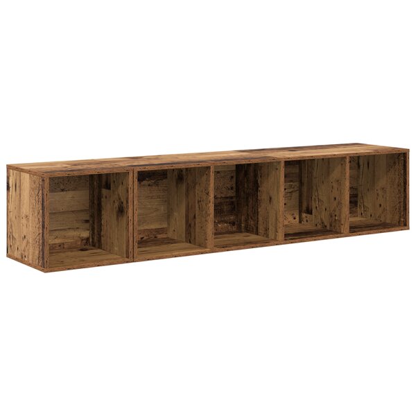 vidaXL Ensemble de meubles TV 2 Pièces Vieux bois 37 x 37 x 142.5 cm
