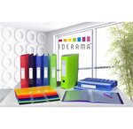 Porte vues Iderama Polypro lisse 60 vues Bleu Clair x 12 EXACOMPTA
