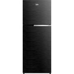 Beko rdnt401i30wbn - réfrigérateur double porte pose libre 375l (277+98l) - froid ventilé - l66x h172cm - noir ébene