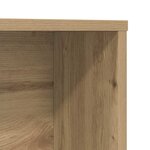 vidaXL Bureau Chêne artisanal 91 x 50 x 149 cm Bois d'ingénierie