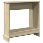 VidaXL Cadre de cheminée chêne sonoma 90x30x90 cm bois d'ingénierie