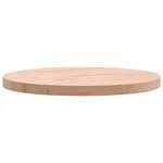 vidaXL Dessus de table Ø40x2 5 cm rond bois massif de hêtre