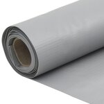 vidaXL Écran d'intimité de balcon gris 400x120 cm PVC