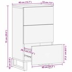 vidaXL Meubles et étagères de rangement pour médias Blanc et Noir